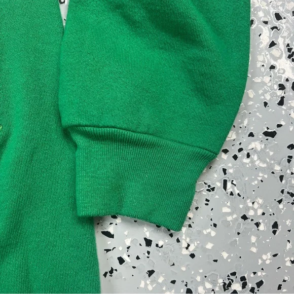 Tultex Green XL Rocking Horse Ugly Christmas Holiday Sweater Sweatshirt - Picture 8 of 15